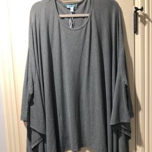 NWT She + Sky poncho top